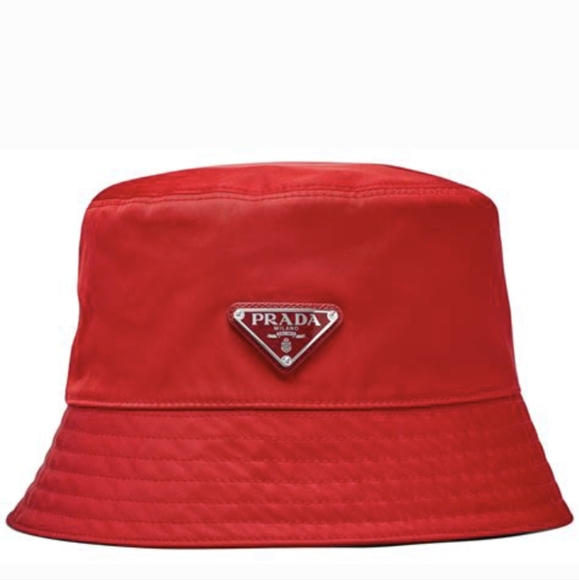 NEW! AUTHENTIC Prada Re-Nylon Bucket Hat MSRP $725 Red - Picture 2 of 11